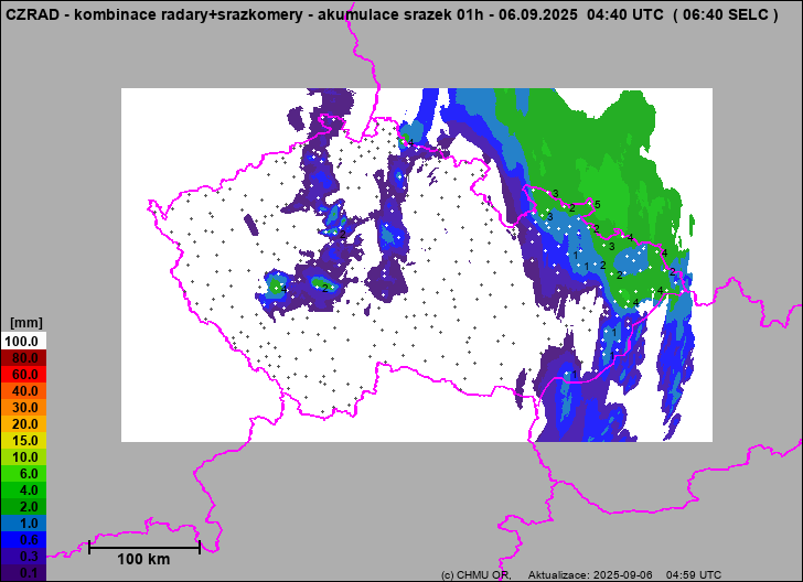 Precipitation estimates - Weather radar estimates combined with rain gauge measurement