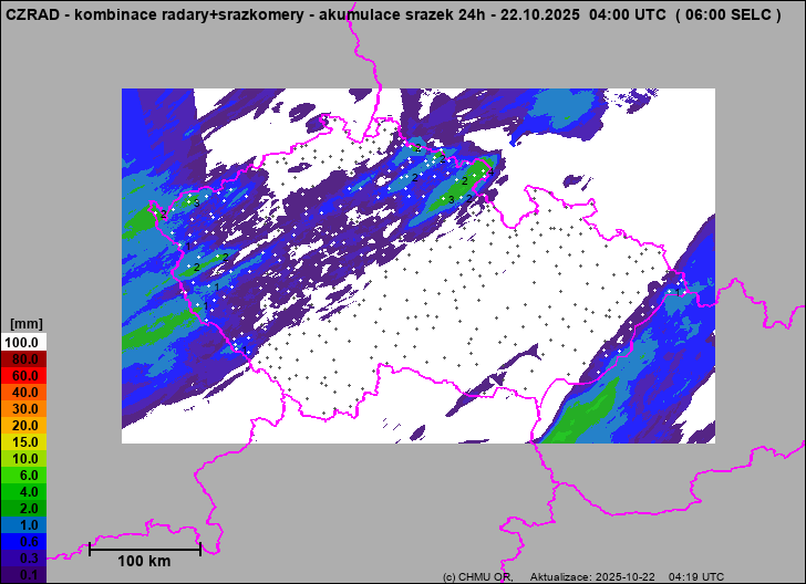 Precipitation estimates - Weather radar estimates combined with rain gauge measurement