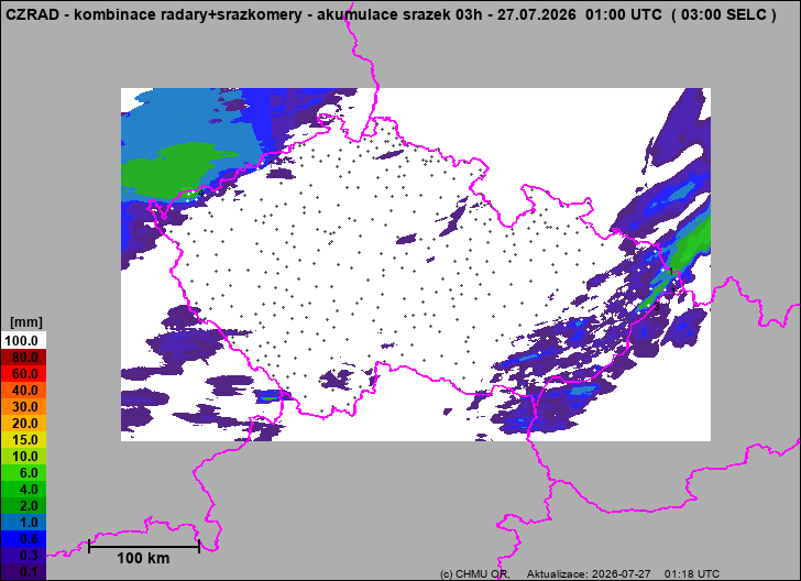 Precipitation estimates - Weather radar estimates combined with rain gauge measurement
