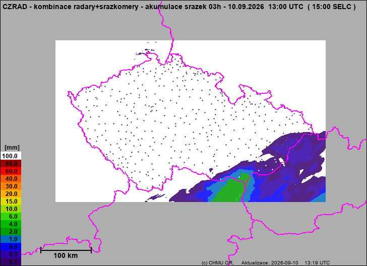 Precipitation estimates - Weather radar estimates combined with rain gauge measurement