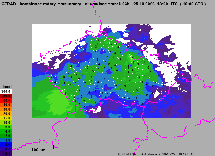 Precipitation estimates - Weather radar estimates combined with rain gauge measurement