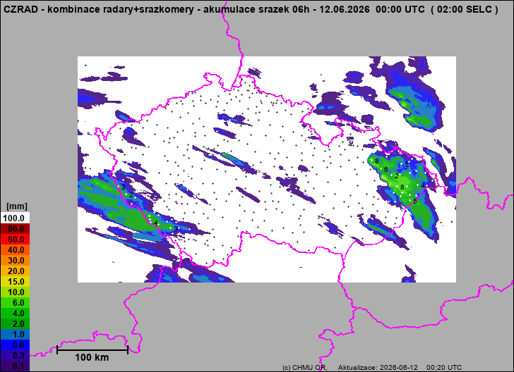Precipitation estimates - Weather radar estimates combined with rain gauge measurement