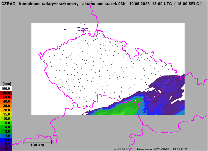 Precipitation estimates - Weather radar estimates combined with rain gauge measurement
