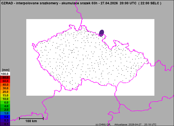 Precipitation estimates - Map from terrestrial rain gauges